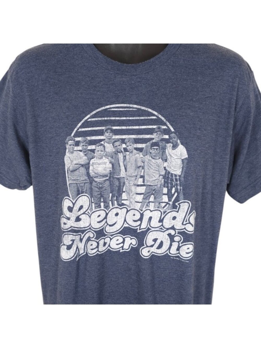 The Sandlot T Shirt Mens Size Large Blue Legends Never Die Movie Tee